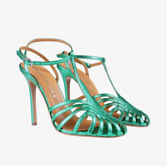 Brand new MARC ELLIS SANDALS VENTOTENE-194 WOMAN GREEN size 40 - Picture 1 of 9